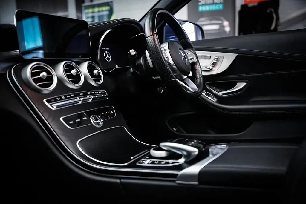 Used Mercedes C300 AMG line 2022 Blue Cabriolet