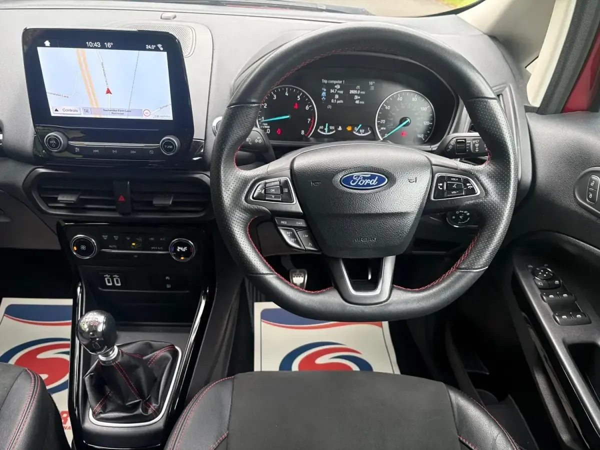 Used Ford Ecosport ST-Line 140 HP (102 kW) 2019 Red SUV