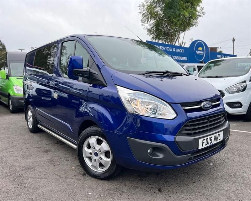 Blue Used 2015 Ford Transit Custom Limited Estate | £11,495 (Fair price) - Image 1/4