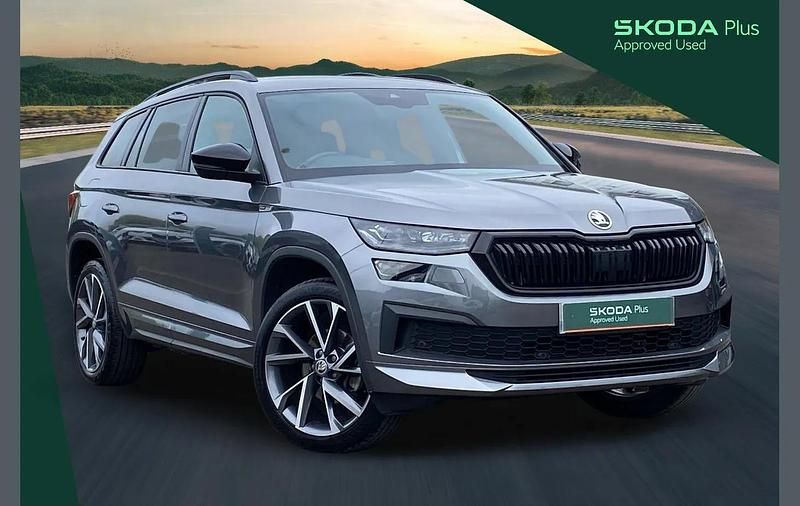 Used Skoda Kodiaq SportLine 150 HP (110 kW) 2023 Graphite grey metallic SUV