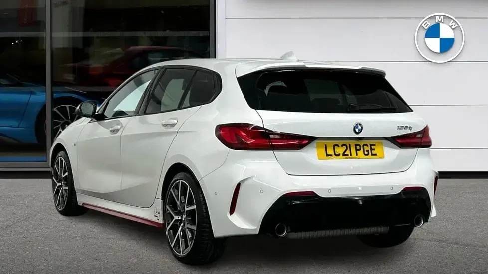 Used BMW 128 ti Shadowline 261 HP (191 kW) 2021 White Hatchback