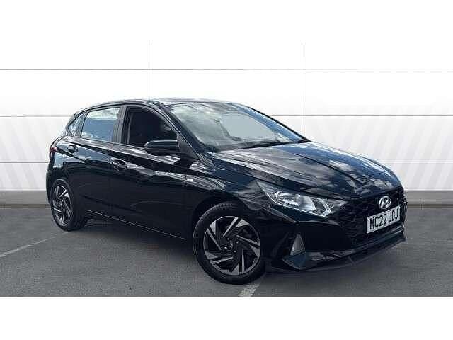 Black Used 2022 Hyundai i20 SE Hatchback | £14,854 (Fair price) - Image 1/4