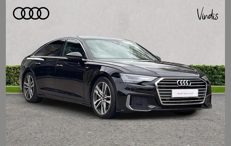 Used Audi A6 S-Line 200 HP (147 kW) 2022 Black Sedan