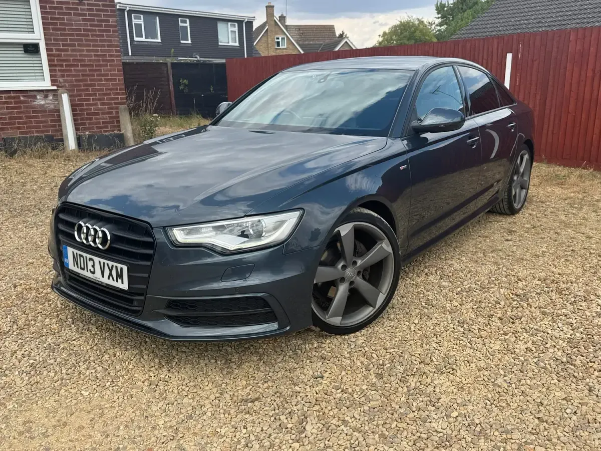 Used Audi A6 Black Edition 177 HP (130 kW) 2013 Blue Sedan