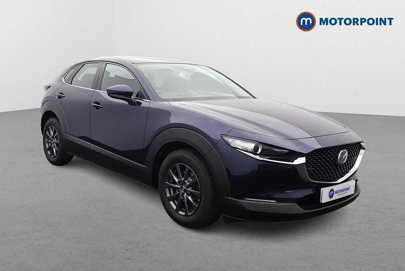 Blue Used 2021 Mazda CX-30 SUV | £14,649 (Good price) - Image 1/4