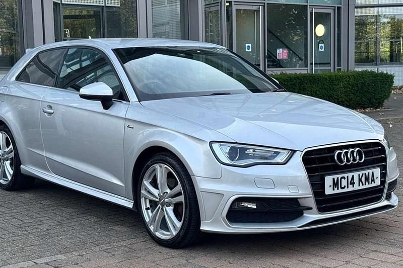 Silver Used 2014 Audi A3 S-Line Hatchback | £8,390 (Fair price) - Image 1/1
