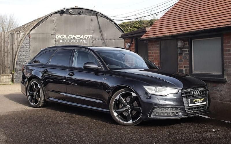 Used Audi A6 Black Edition 177 HP (130 kW) 2013 Blue Estate