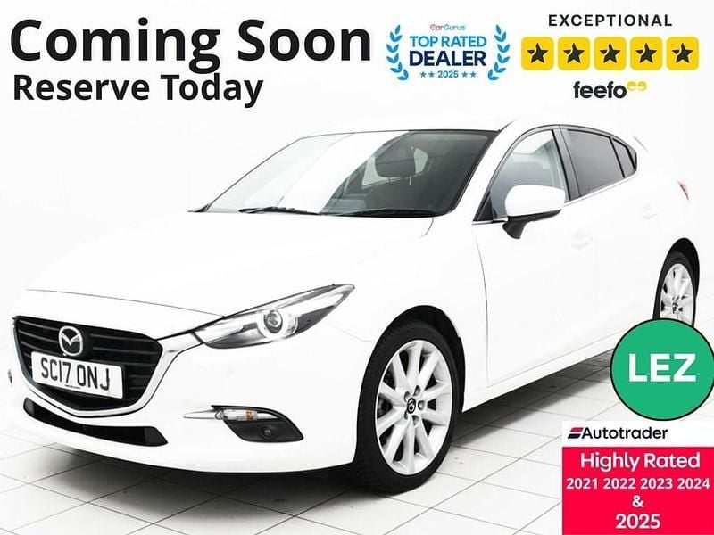 Begagnad Mazda 3 Inclusive 121 HK (88 kW) 2017 Vit Halvkombi