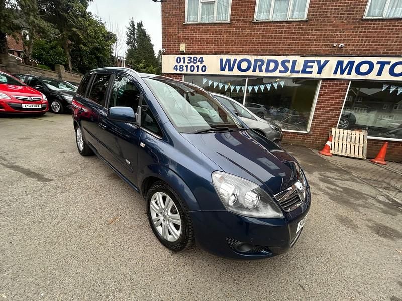 Used Vauxhall Zafira Design Edition 2012 Metallic blue MPV