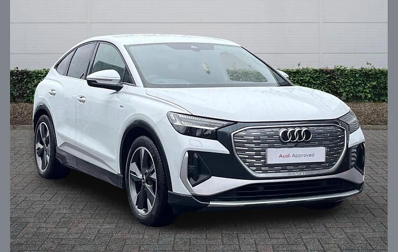 Used Audi Q4 Sportback e-tron S-Line 123 kW (168 HP) 2022 White SUV