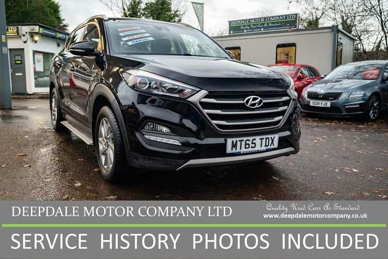 Black Used 2015 Hyundai Tucson SE SUV | £7,990 (A bit pricey) - Image 1/4