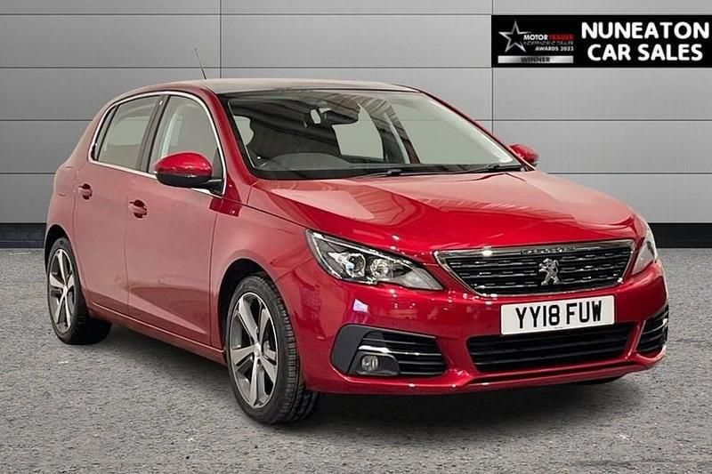 Red Used 2018 Peugeot 308 Allure Hatchback | £7,300 (Fair price) - Image 1/1