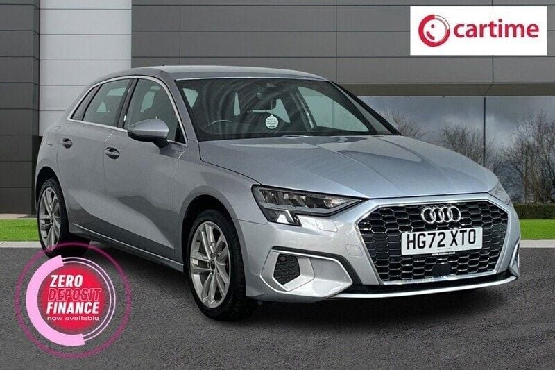 Silver Used 2023 Audi A3 Sportback Sport Hatchback | £17,990 (Good price) - Image 1/3