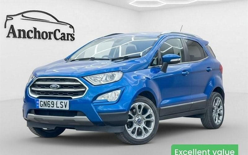 Usado Ford Ecosport Titanium 125 HP (91 kW) 2019 Azul SUV