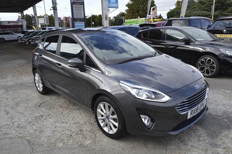 Grey Used 2018 Ford Fiesta Titanium Hatchback | £9,499 (Good price) - Image 1/4