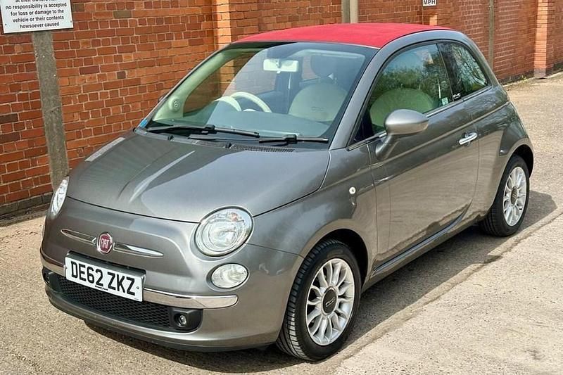 Used Fiat 500C Lounge 69 HP (50 kW) 2013 Grey Cabriolet