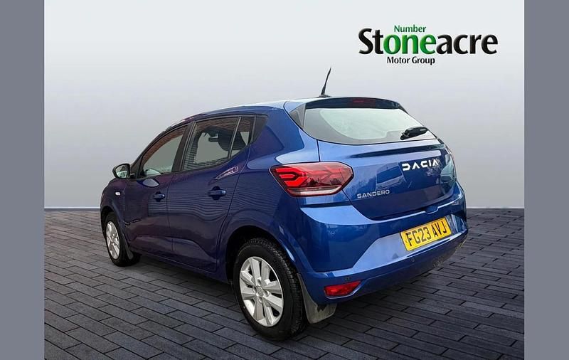 Used Dacia Sandero Expression 90 HP (66 kW) 2023 Blue Hatchback
