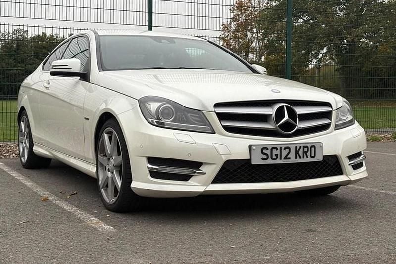 White Used 2012 Mercedes C180 AMG Coupe | £5,850 (Fair price) - Image 1/1