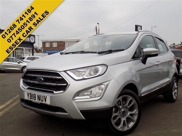 Silver Used 2018 Ford Ecosport Titanium SUV | £12,495 (Fair price) - Image 1/1