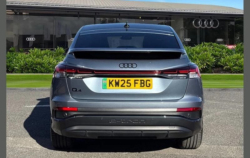 Used Audi Q4 Sportback e-tron Black Edition 210 kW (286 HP) 2025 Blue SUV