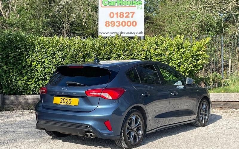 Used Ford Focus ST-Line 120 HP (88 kW) 2020 Blue Hatchback