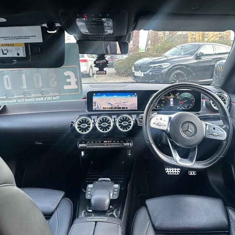 Used Mercedes CLA200 AMG Line Premium 163 HP (119 kW) 2020 White Coupe