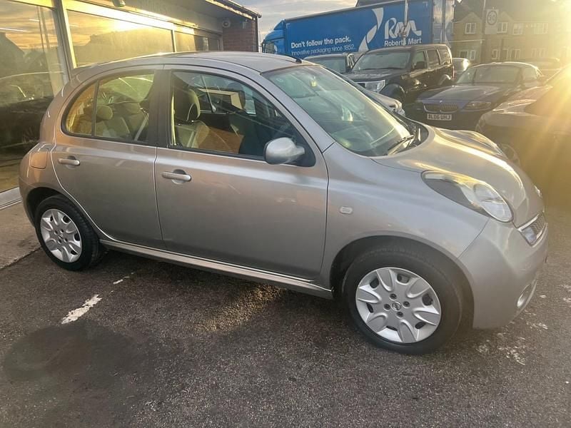 Silver Used 2008 Nissan Micra Acenta Hatchback | £1,999 (Fair price) - Image 1/3