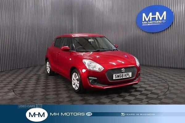 Red Used 2018 Suzuki Swift SZ3 Hatchback | £6,995 (Fair price) - Image 1/4