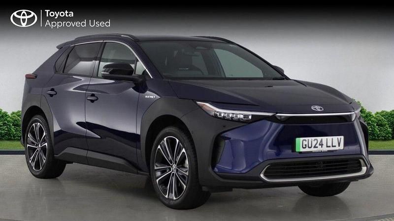 Dark blue Used 2024 Toyota bZ4X Edition SUV | £29,990 (Fair price) - Image 1/2