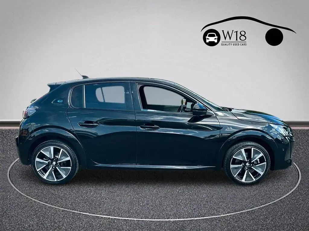 Used Peugeot e-208 Premium 100 kW (136 HP) 2022 Black Hatchback