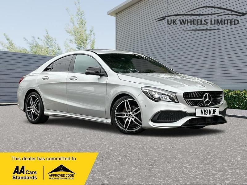Silver Used 2017 Mercedes CLA180 AMG line Sedan | £14,690 (Fair price) - Image 1/3