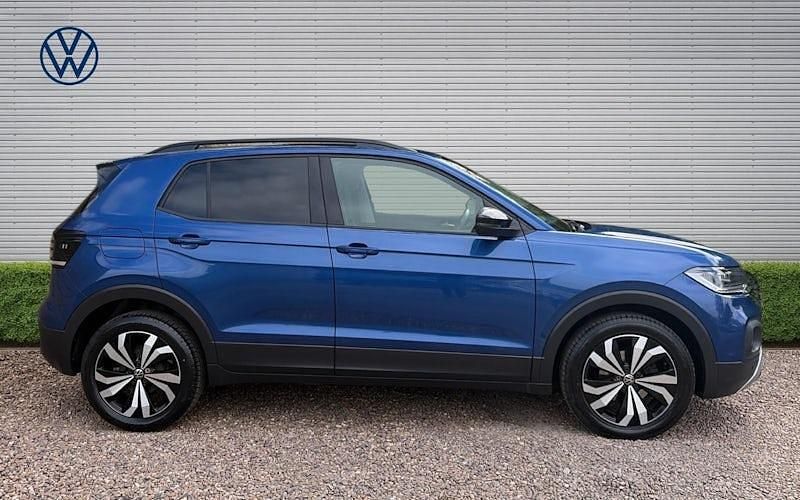 Used VW T-Cross Black Edition 95 HP (69 kW) 2023 Blue SUV