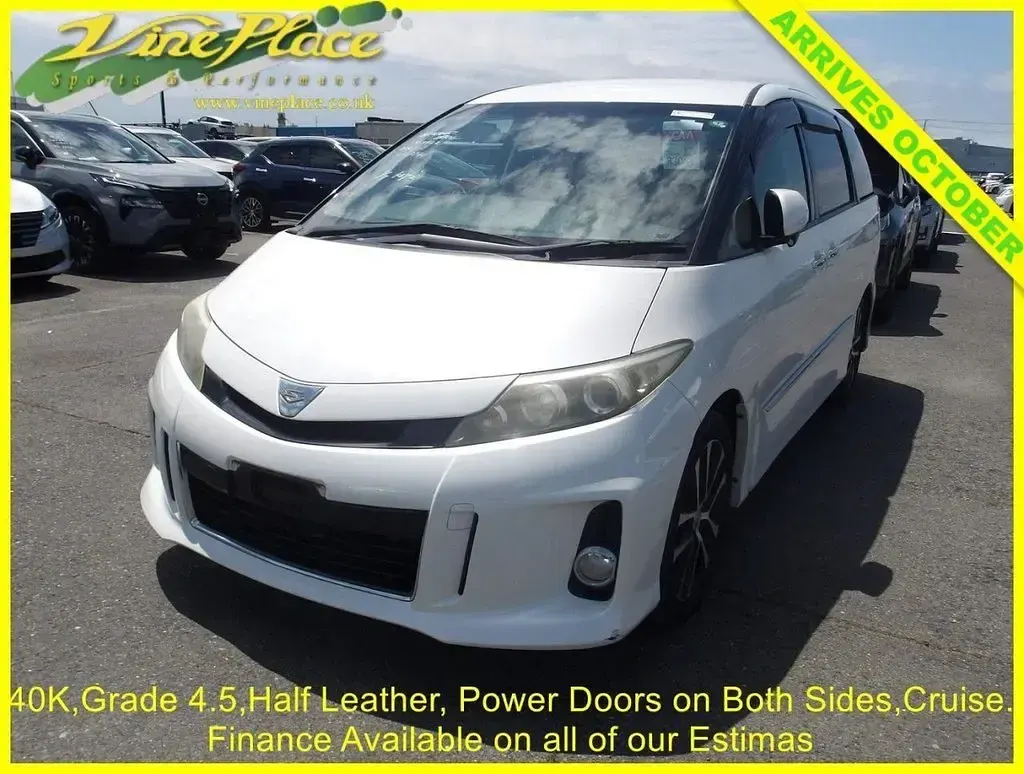 Used Toyota Estima Edition 170 HP (125 kW) 2013 White MPV