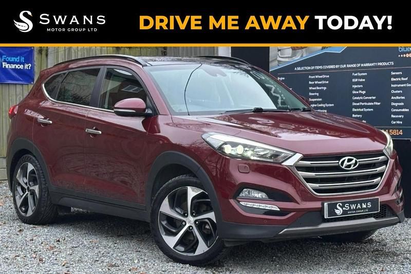 Used Hyundai Tucson Premium SE 185 HP (136 kW) 2016 Red SUV