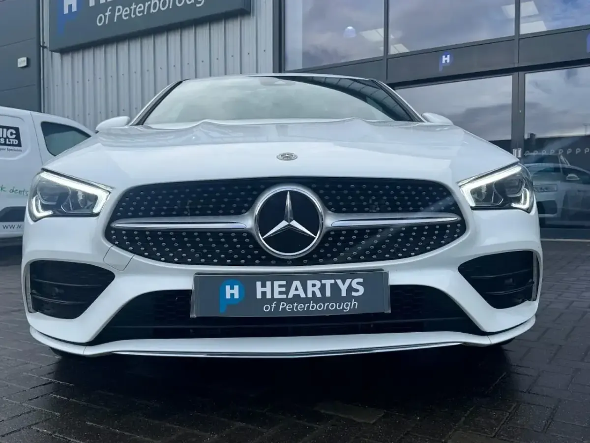 Used Mercedes CLA250e AMG Line Premium 218 HP (160 kW) 2021 White Coupe