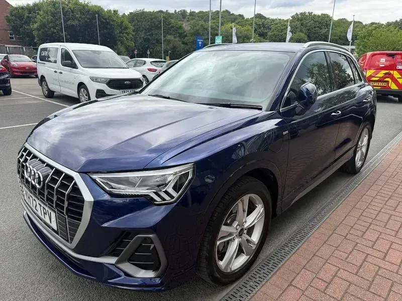 Used Audi Q3 S-Line 245 HP (180 kW) 2022 Blue SUV