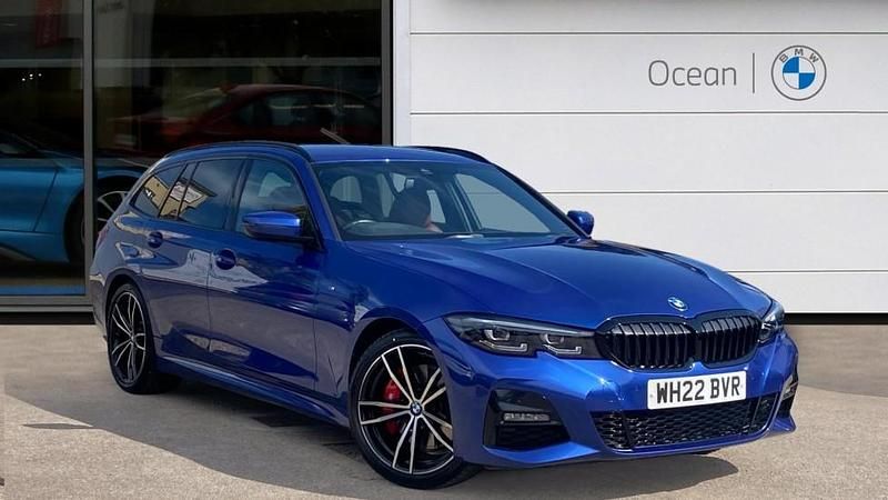 Blue Used 2022 BMW 320 M Sport Estate | £29,950 (A bit pricey) - Image 1/4