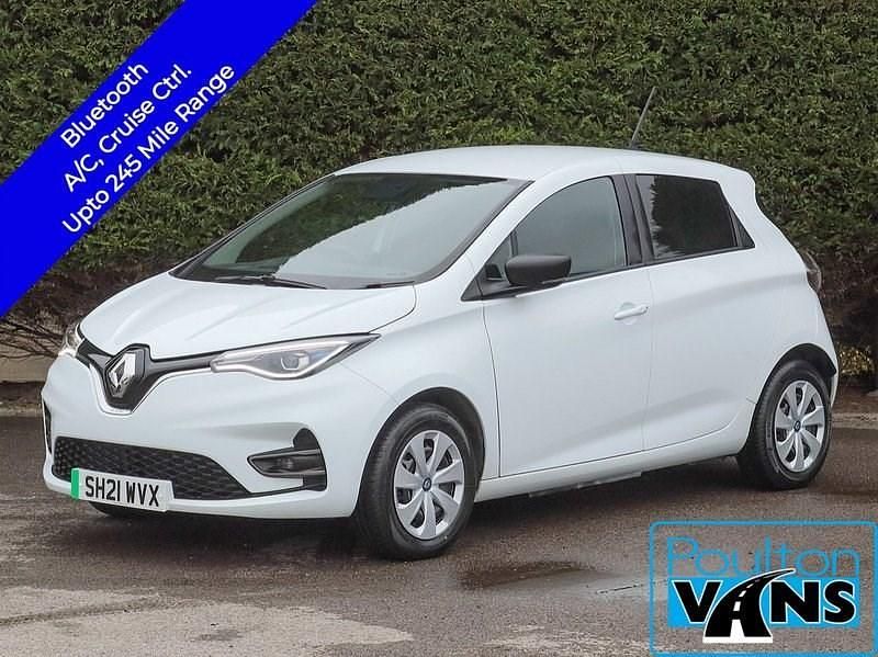 Used Renault Zoe Business 80 kW (109 HP) 2021 White Hatchback