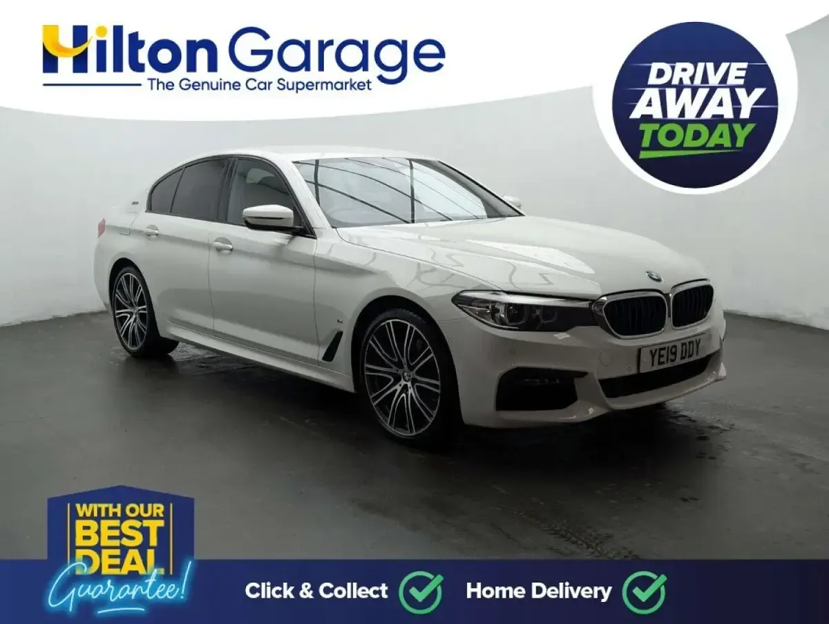 Used BMW 530e M Sport 252 HP (185 kW) 2019 White Sedan