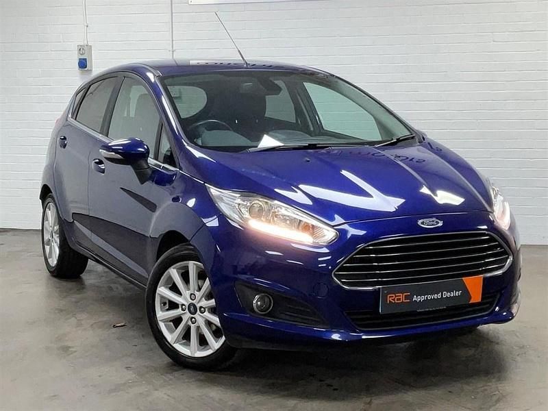 Used Ford Fiesta Titanium 2017 Blue Hatchback