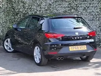 Used Seat Leon FR 130 HP (95 kW) 2018 Black Hatchback
