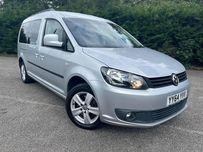 Silver Used 2015 VW Caddy Maxi Life Life MPV | £10,750 (Fair price) - Image 1/3