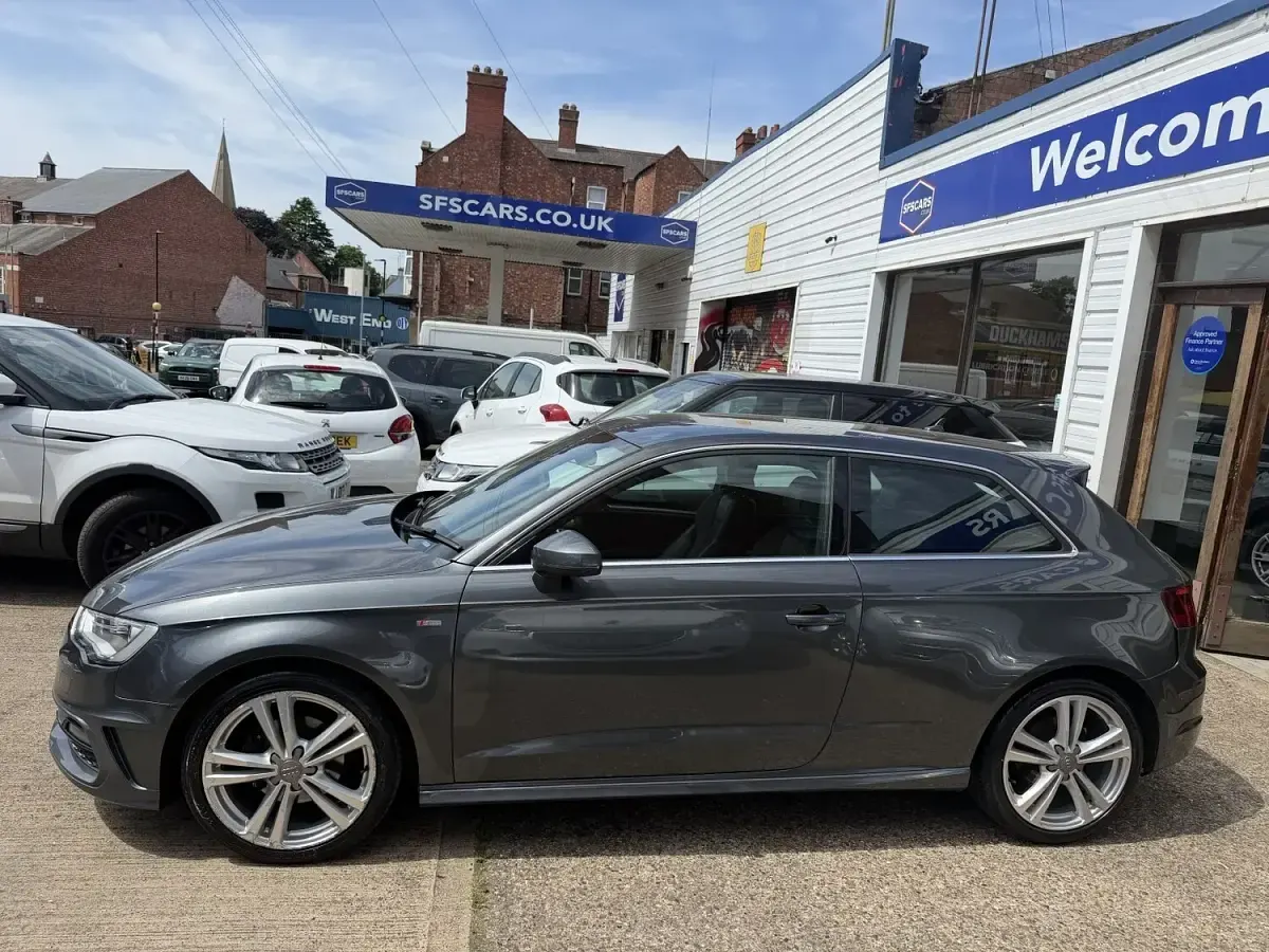 Used Audi A3 S-Line 150 HP (110 kW) 2015 Grey Hatchback