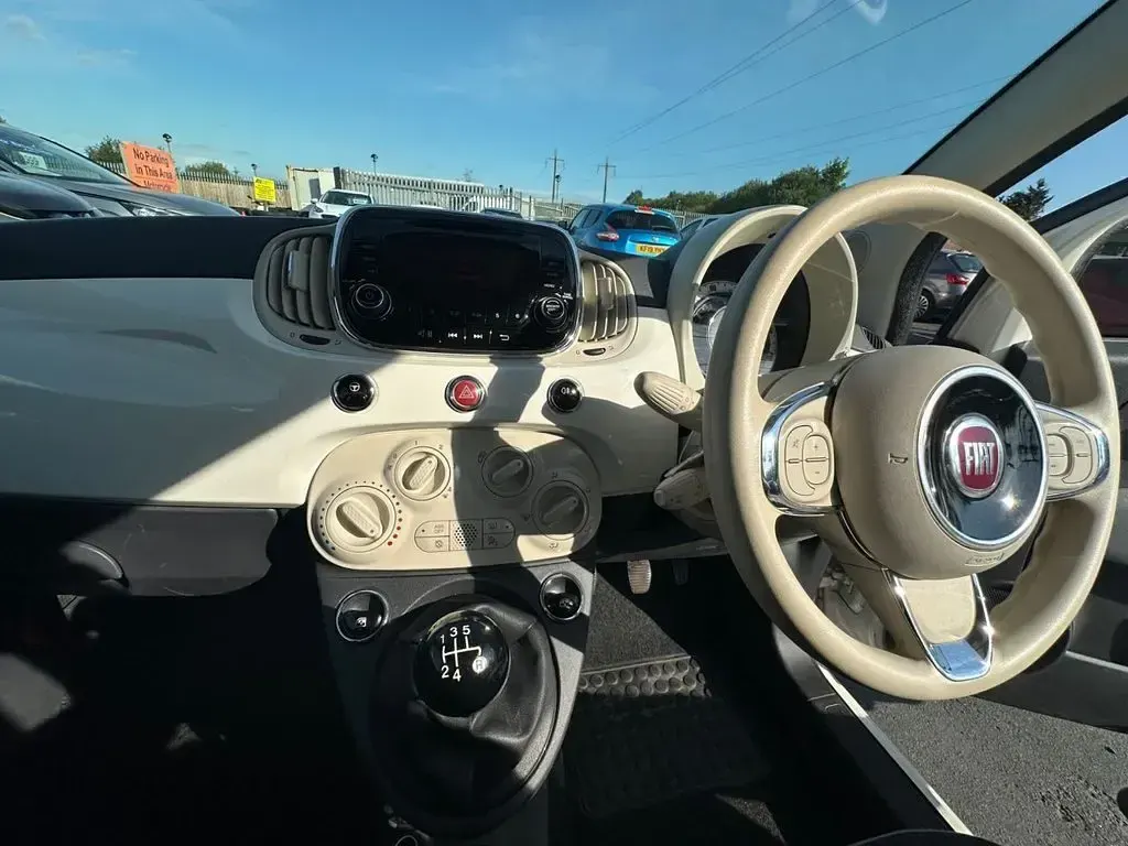 Used Fiat 500 Pop 69 HP (50 kW) 2017 White Hatchback