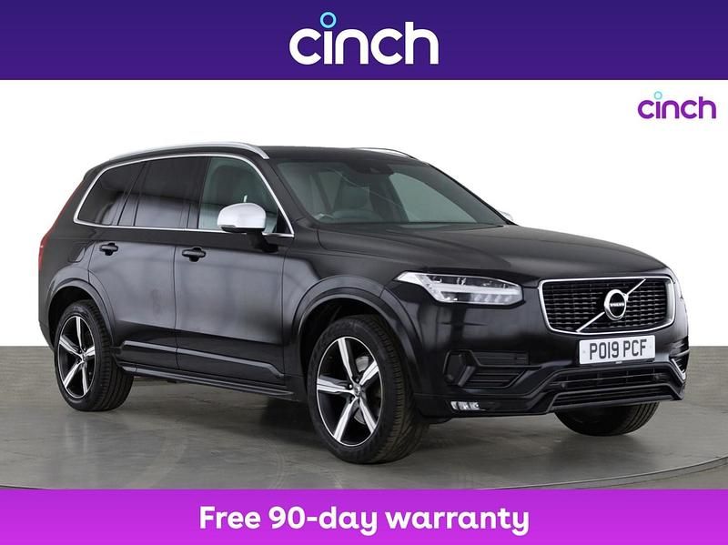 Black Used 2019 Volvo XC90 R-Design SUV | £29,349 (Good price) - Image 1/3