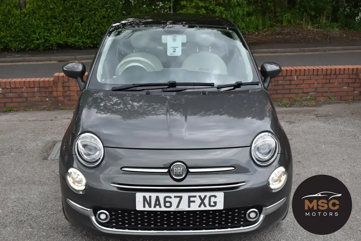 Used Fiat 500 Lounge 69 HP (50 kW) 2017 Grey Hatchback