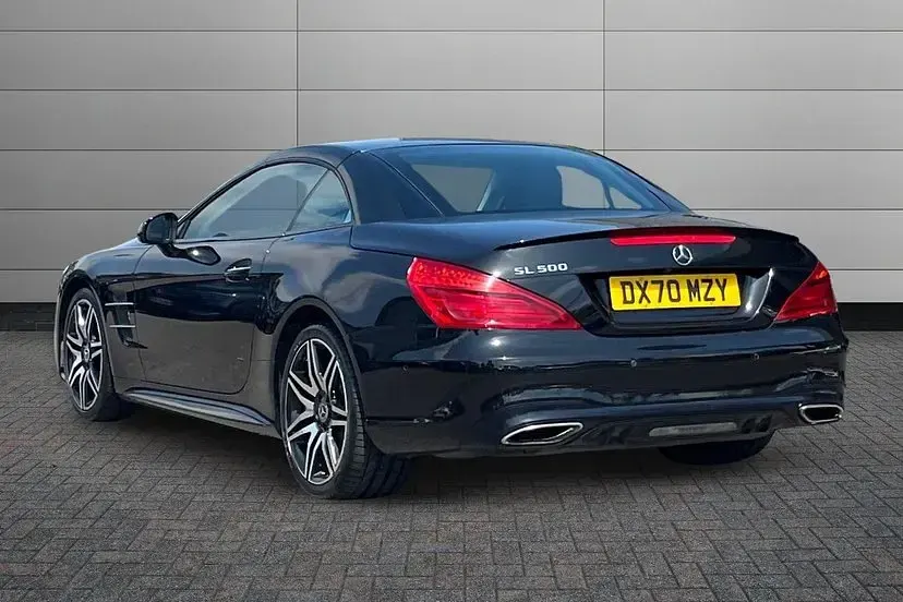 Used Mercedes SL500 Premium 449 HP (330 kW) 2020 Obsidian black Cabriolet
