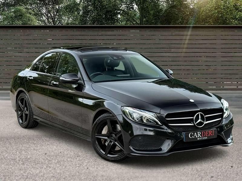 Black Used 2017 Mercedes C250 AMG Line Premium Plus Sedan | £17,900 (Fair price) - Image 1/4