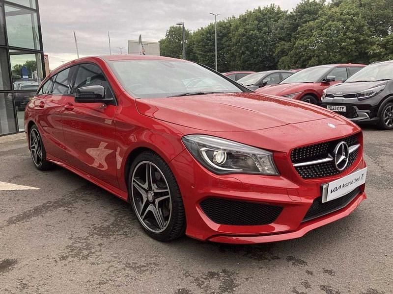 Jupiter red Used 2015 Mercedes CLA220 AMG Sedan | £15,000 (Fair price) - Image 1/4