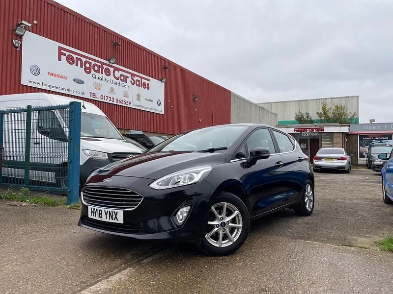 Black Used 2018 Ford Fiesta Zetec Hatchback | £7,750 (Fair price) - Image 1/3
